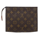 LOUIS VUITTON Monogram Poche Toilette 19 Pouch M47544 LV Auth gh1777-3
