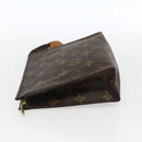 LOUIS VUITTON Monogram Poche Toilette 19 Pouch M47544 LV Auth gh1777-4