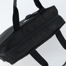 PRADA Hand Bag Nylon Black Silver Auth gh1778-6