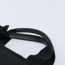 PRADA Hand Bag Nylon Black Silver Auth gh1778-8