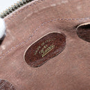 GUCCI GG Canvas Web Sherry Line Boston Bag Beige Gold Red Auth gh1789-17