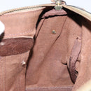 GUCCI GG Canvas Web Sherry Line Boston Bag Beige Gold Red Auth gh1789-20