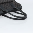 GUCCI GG Canvas Hand Bag Black Gold 000 0854 Auth gh1791-7