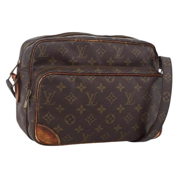 LOUIS VUITTON Monogram Nile Shoulder Bag M45244 LV Auth gh1792