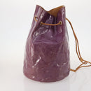 LOUIS VUITTON Vernis Morton Shoulder Bag Purple Viole M91083 LV Auth gh1793-3