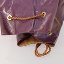 LOUIS VUITTON Vernis Morton Shoulder Bag Purple Viole M91083 LV Auth gh1793-6