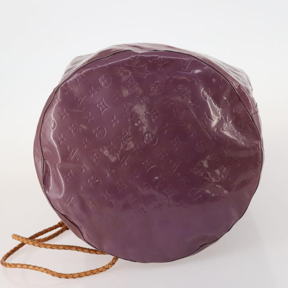LOUIS VUITTON Vernis Morton Shoulder Bag Purple Viole M91083 LV Auth gh1793