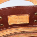 LOUIS VUITTON Monogram Vernis Reade PM Hand Bag Bronze M91146 LV Auth gh1794-18