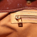 LOUIS VUITTON Monogram Vernis Reade PM Hand Bag Bronze M91146 LV Auth gh1794-21