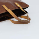 LOUIS VUITTON Monogram Vernis Reade PM Hand Bag Bronze M91146 LV Auth gh1794-7