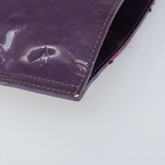 LOUIS VUITTON Monogram Vernis Stanton Tote Bag Purple Viole M91079 Auth gh1795