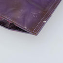 LOUIS VUITTON Monogram Vernis Stanton Tote Bag Purple Viole M91079 Auth gh1795-17