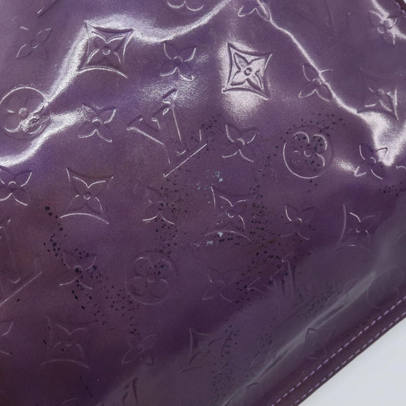 LOUIS VUITTON Monogram Vernis Stanton Tote Bag Purple Viole M91079 Auth gh1795