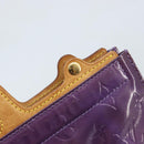 LOUIS VUITTON Monogram Vernis Stanton Tote Bag Purple Viole M91079 Auth gh1795-18