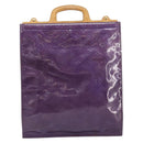 LOUIS VUITTON Monogram Vernis Stanton Tote Bag Purple Viole M91079 Auth gh1795-13