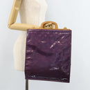 LOUIS VUITTON Monogram Vernis Stanton Tote Bag Purple Viole M91079 Auth gh1795-22