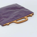 LOUIS VUITTON Monogram Vernis Stanton Tote Bag Purple Viole M91079 Auth gh1795-6
