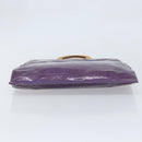LOUIS VUITTON Monogram Vernis Stanton Tote Bag Purple Viole M91079 Auth gh1795-5
