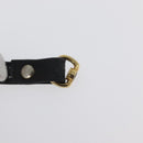 MCM Logogram Vicetos Hand Bag PVC 2way Black Gold Auth gh1799-11