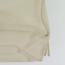 BALENCIAGA Paper mini Hand Bag Leather 2way White Silver 370926 Auth gh180-13