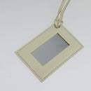 BALENCIAGA Paper mini Hand Bag Leather 2way White Silver 370926 Auth gh180-20