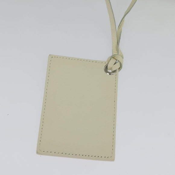 BALENCIAGA Paper mini Hand Bag Leather 2way White Silver 370926 Auth gh180