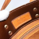 LOUIS VUITTON Monogram Vernis Reade PM Hand Bag Bronze M91146 LV Auth gh1803-19