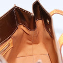 LOUIS VUITTON Monogram Vernis Reade PM Hand Bag Bronze M91146 LV Auth gh1803-20