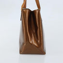 LOUIS VUITTON Monogram Vernis Reade PM Hand Bag Bronze M91146 LV Auth gh1803-3