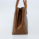 LOUIS VUITTON Monogram Vernis Reade PM Hand Bag Bronze M91146 LV Auth gh1803-4