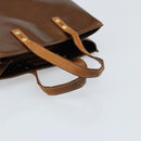 LOUIS VUITTON Monogram Vernis Reade PM Hand Bag Bronze M91146 LV Auth gh1803-7