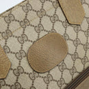 GUCCI GG Supreme Tote Bag PVC Beige Gold Auth gh1804-18