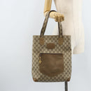 GUCCI GG Supreme Tote Bag PVC Beige Gold Auth gh1804-25
