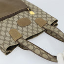 GUCCI GG Supreme Tote Bag PVC Beige Gold Auth gh1804-6