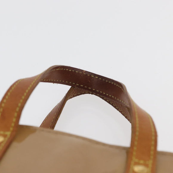 LOUIS VUITTON Monogram Vernis Reade PM Hand Bag Noisette M91334 LV Auth gh1805