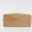 LOUIS VUITTON Monogram Vernis Reade PM Hand Bag Noisette M91334 LV Auth gh1805-15