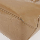 LOUIS VUITTON Monogram Vernis Reade PM Hand Bag Noisette M91334 LV Auth gh1805-18