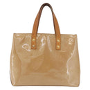 LOUIS VUITTON Monogram Vernis Reade PM Hand Bag Noisette M91334 LV Auth gh1805-13