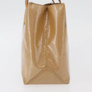LOUIS VUITTON Monogram Vernis Reade PM Hand Bag Noisette M91334 LV Auth gh1805-6