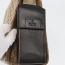 GUCCI GG Canvas Business Bag Beige Silver 015 3707 Auth gh1806-14