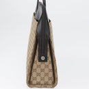 GUCCI GG Canvas Business Bag Beige Silver 015 3707 Auth gh1806-4