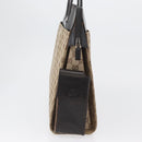 GUCCI GG Canvas Business Bag Beige Silver 015 3707 Auth gh1806-5