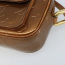 LOUIS VUITTON Monogram Vernis Christy MM Shoulder Bag Bronze M91109 Auth gh1807-14