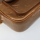 LOUIS VUITTON Monogram Vernis Christy MM Shoulder Bag Bronze M91109 Auth gh1807-15