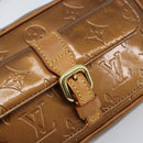 LOUIS VUITTON Monogram Vernis Christy MM Shoulder Bag Bronze M91109 Auth gh1807-18