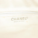 CHANEL Matelasse Hand Bag Canvas Gray Silver CC Auth gh1814-20
