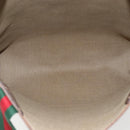 GUCCI GG Supreme Web Sherry Line Tote Bag PVC Beige Gold Auth gh1816-10