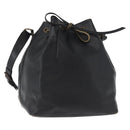 LOUIS VUITTON Epi Petit Noe Schultertasche Schwarz M44102 LV Auth gh1817-1