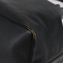 LOUIS VUITTON Epi Petit Noe Schultertasche Schwarz M44102 LV Auth gh1817-16