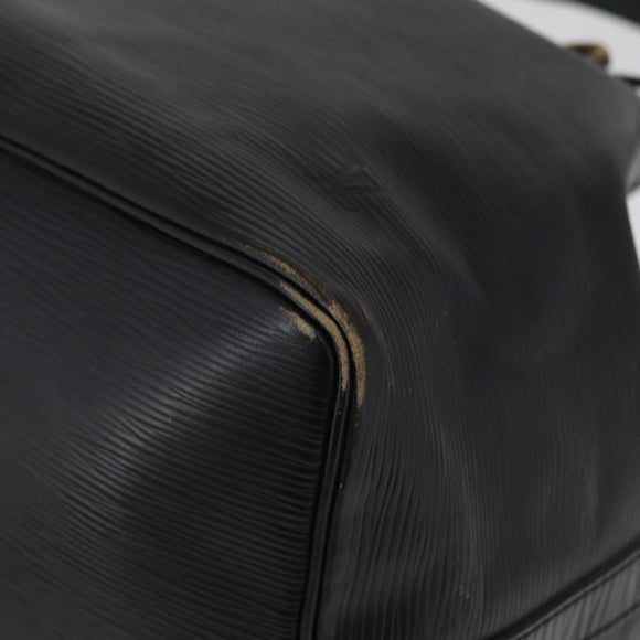 LOUIS VUITTON Epi Petit Noe Schultertasche Schwarz M44102 LV Auth gh1817